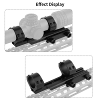 MOT-0144 Смещенное консольное крепление для прицела Пикатинни диаметром 25 мм/30 мм